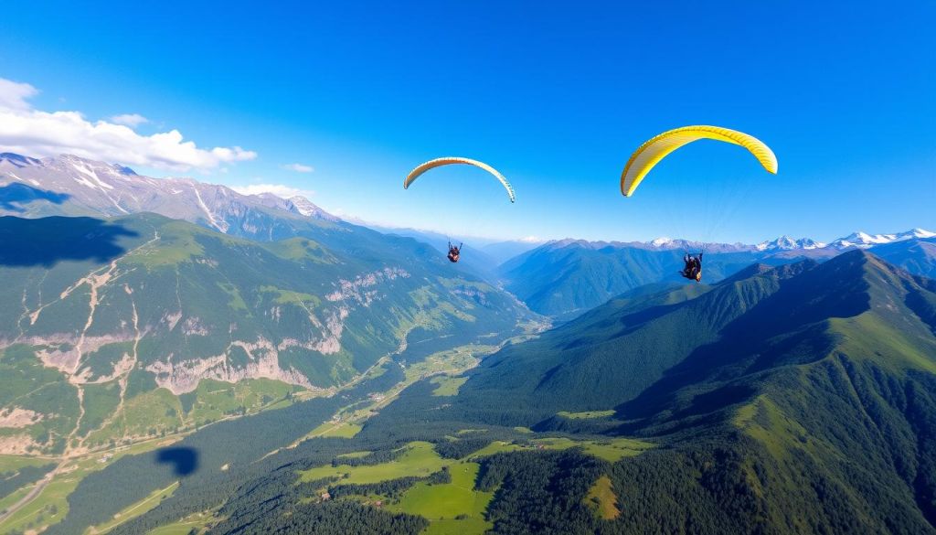 پاراگلایدینگ در کازبگی؛ پروازی آزاد بر فراز قله‌های قفقاز