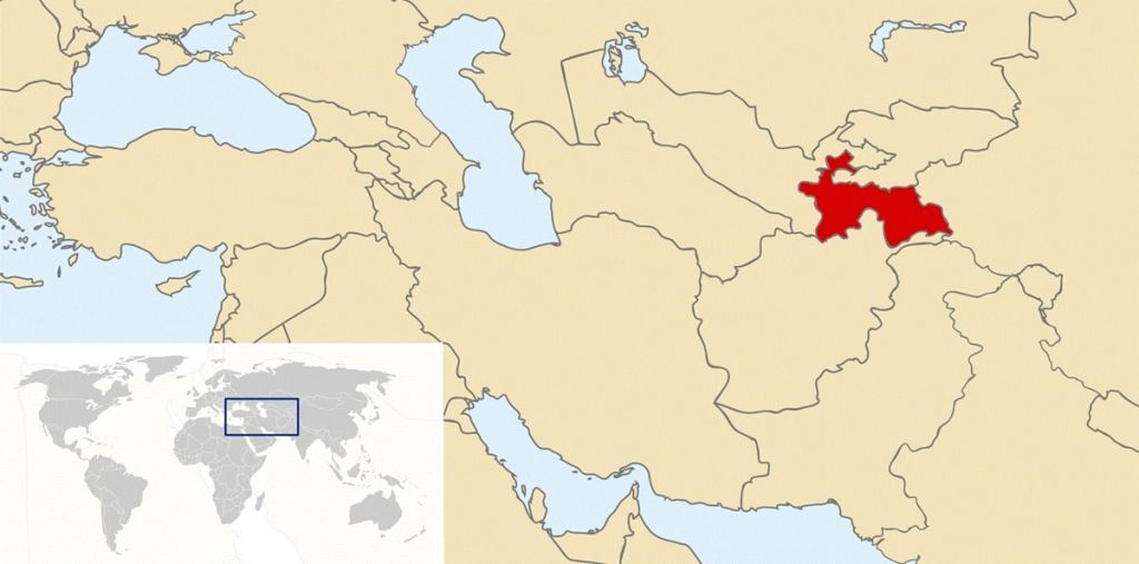 موقعیت تاجیکستان در نقشه | مرزها، همسایگان و جغرافیای کشور تاجیکستان