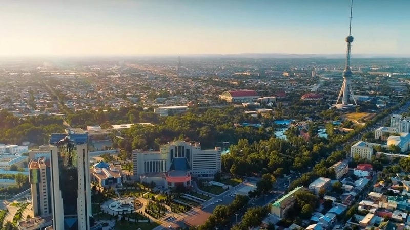 رخنمایی برج تلویزیون تاشکند